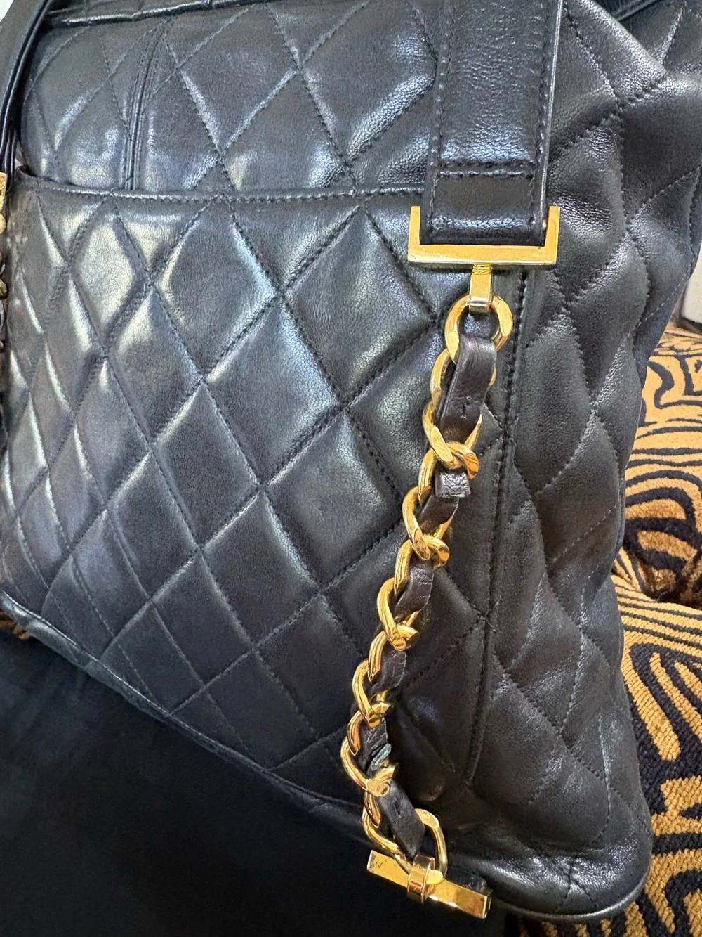 CHANEL  Matelassé Turnlock Unisex Backpack/Handbag